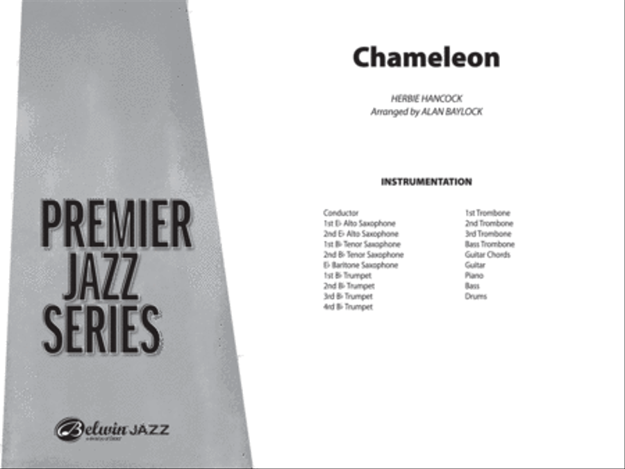 Chameleon (score only) Jazz Ensemble scores gallery preview page 2