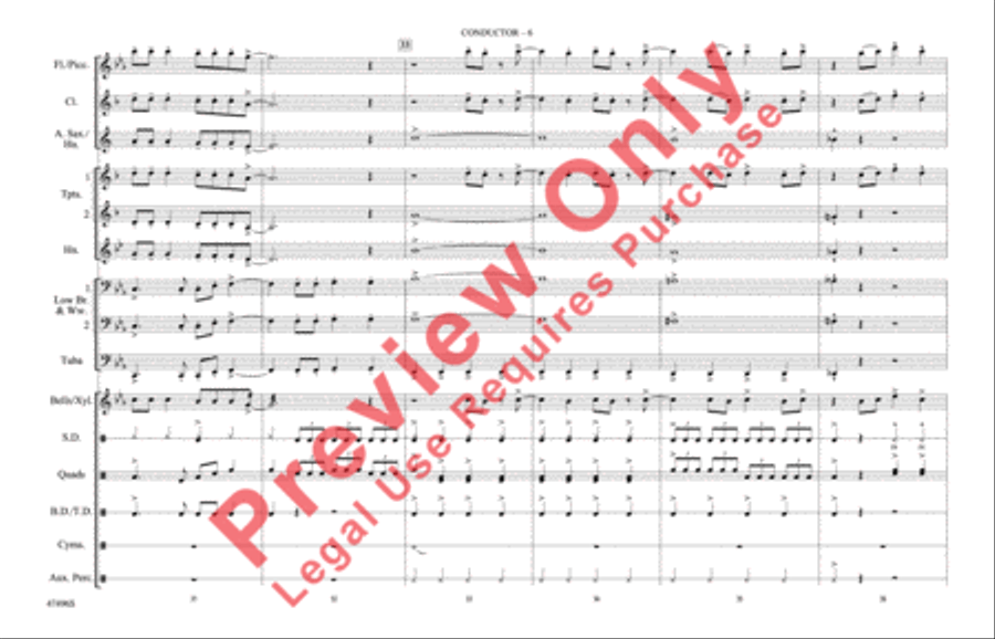 Black Eyes Marching Band scores gallery preview page 7