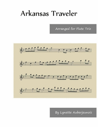 Arkansas Traveler - Flute Trio