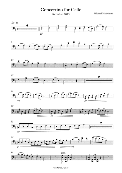 Concertino for cello image number null