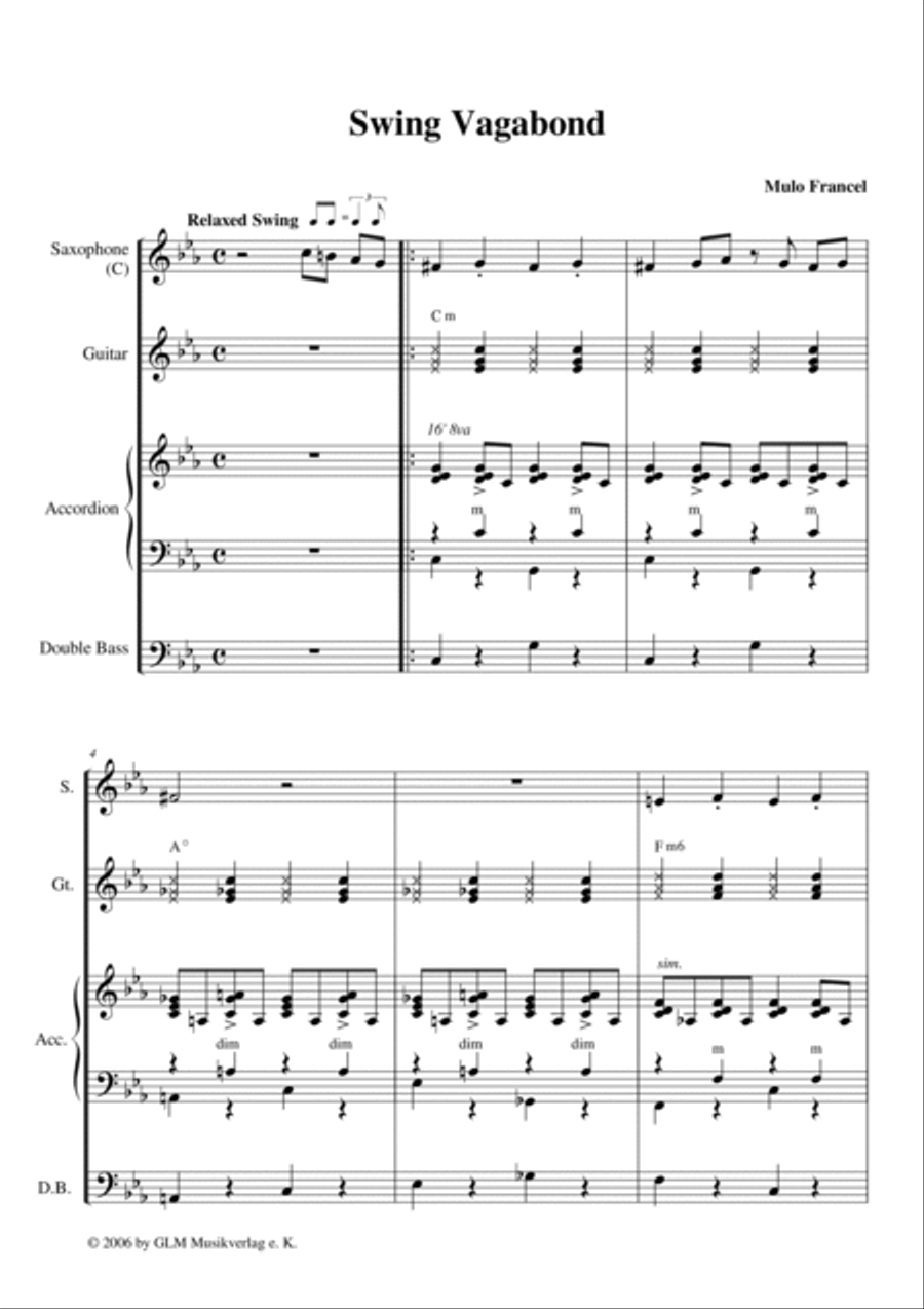 Swing Vagabond Clarinet scores gallery preview page 3