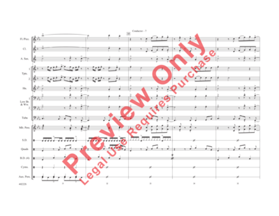 Bad Girls Bad Girls Marching Band scores gallery preview page 8
