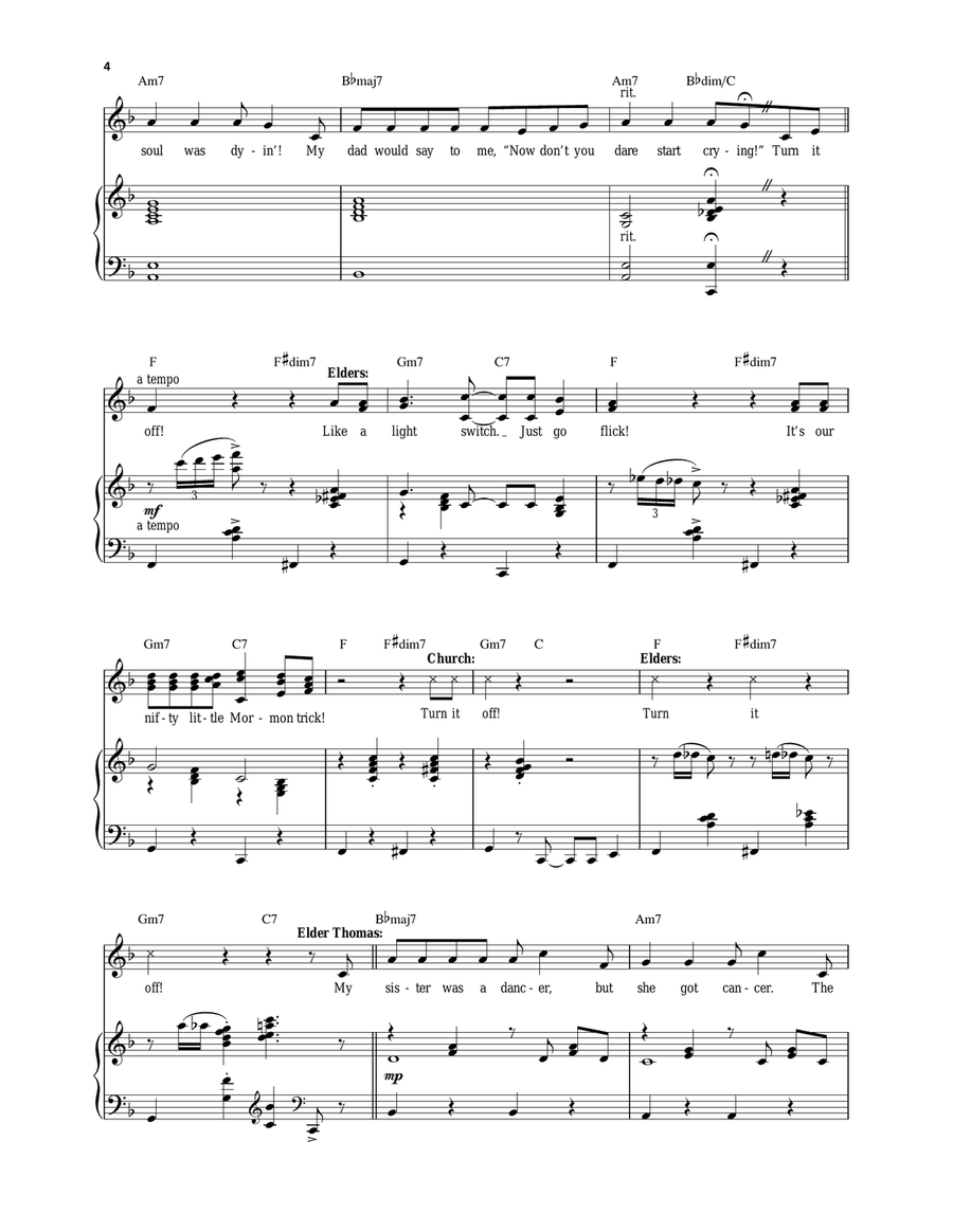 Turn It Off Voice scores gallery preview page 4