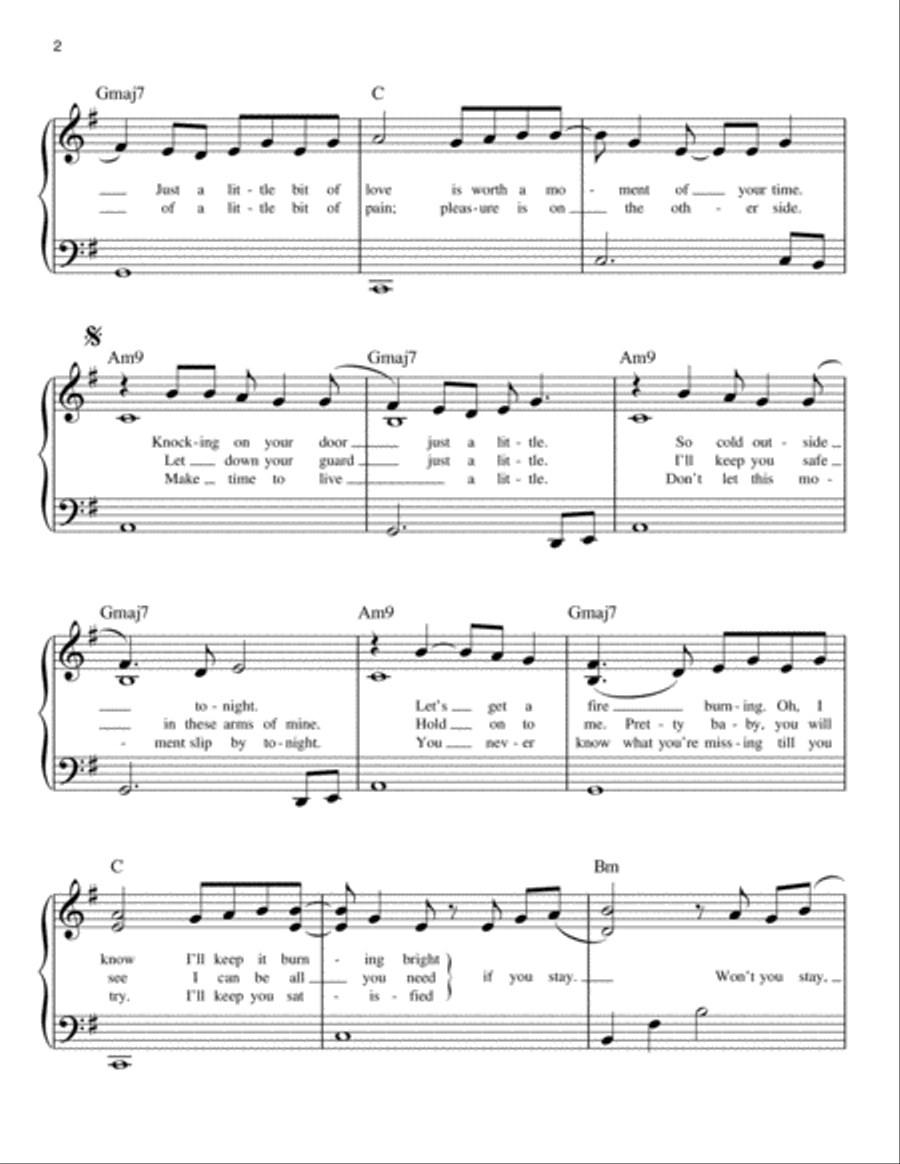 Save Room Save Room Easy Piano scores gallery preview page 2