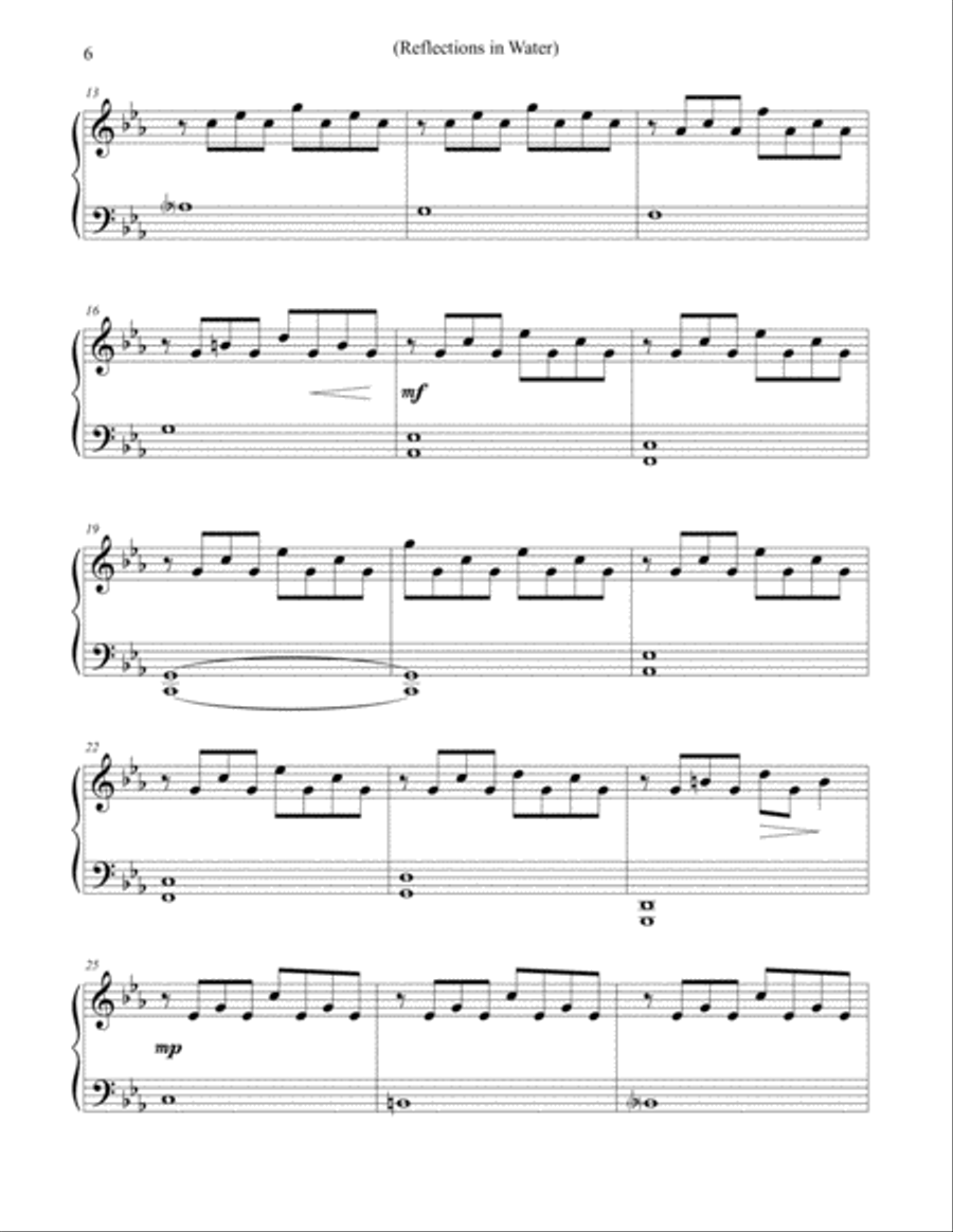 Piano Minimal Piano Solo scores gallery preview page 6