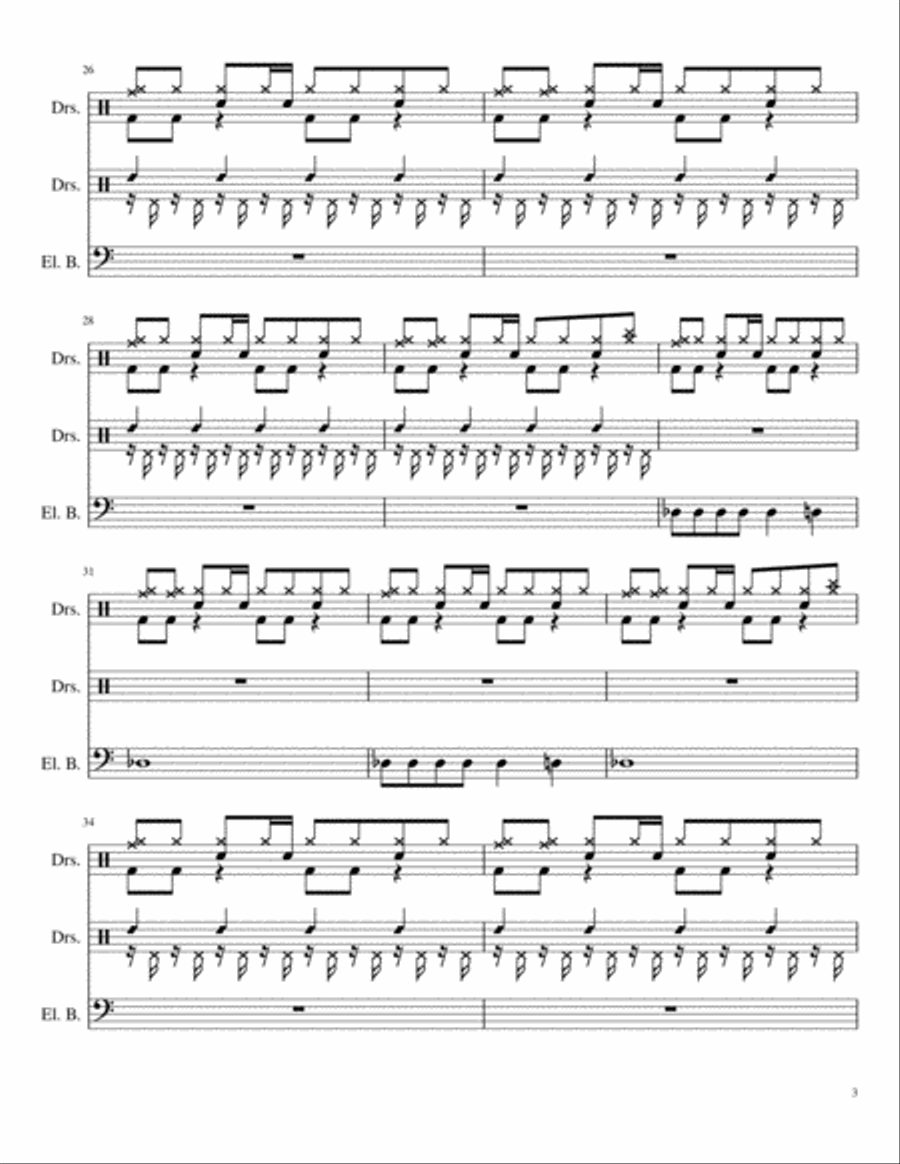 I Don't Know But I Like It Bass Guitar scores gallery preview page 3