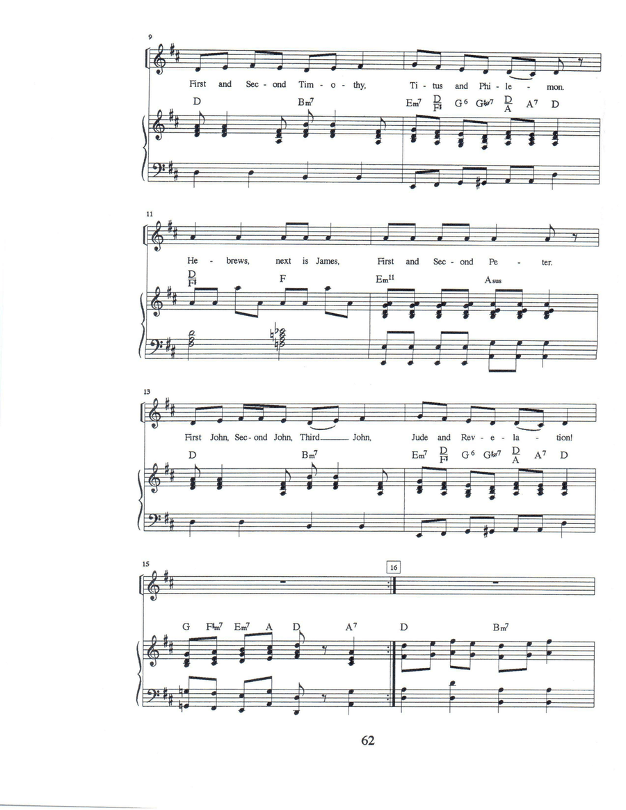 The New Testament Song Piano, Vocal scores gallery preview page 2