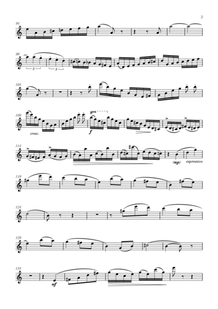 Gabriel Fauré - Fantaisie pour flûte et piano Op.79 - For Flute Solo Original image number null
