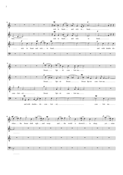 Litany to the Holy Spirit for choir - SATB (with splits) image number null