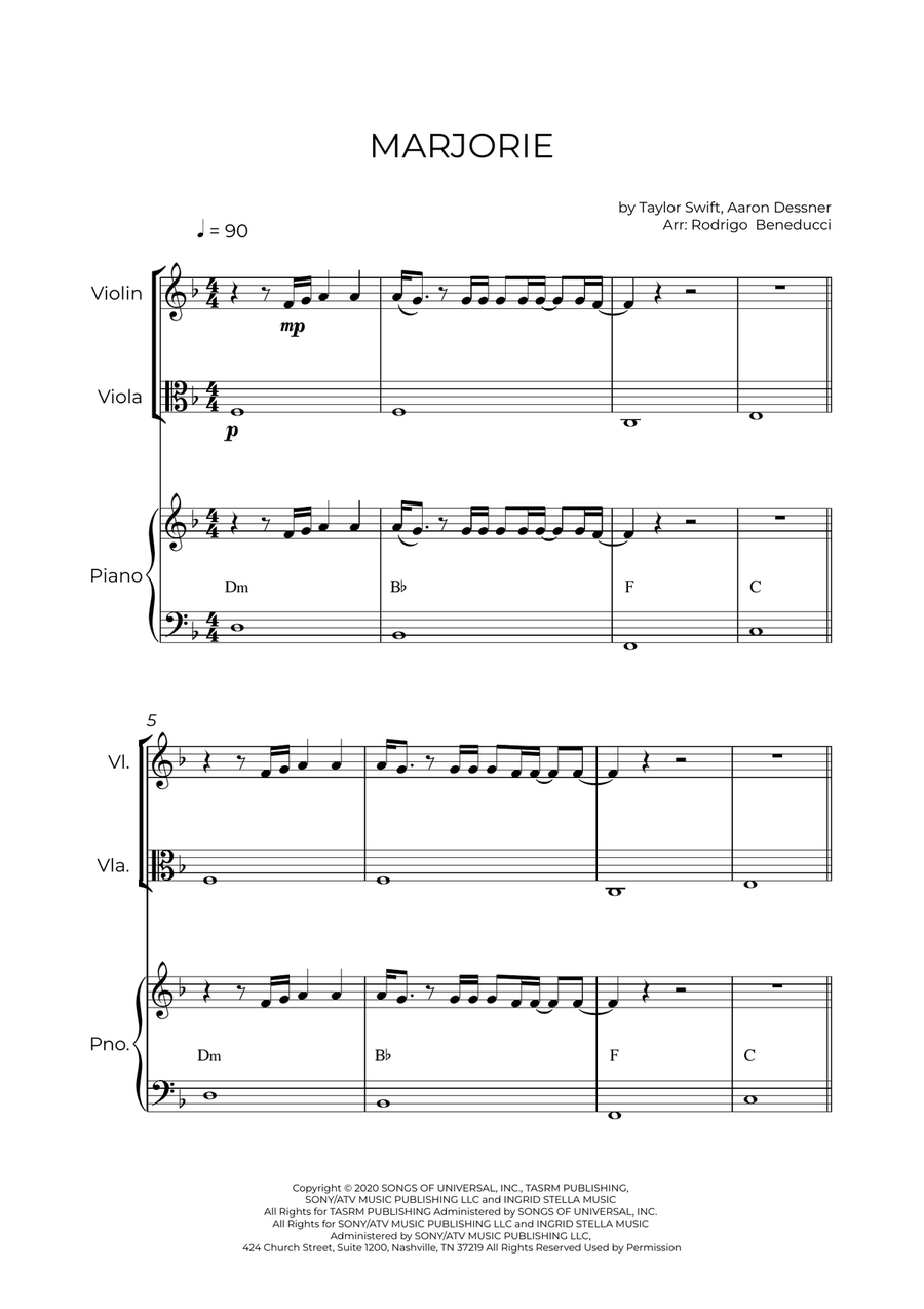 Marjorie String Duet scores gallery preview page 2