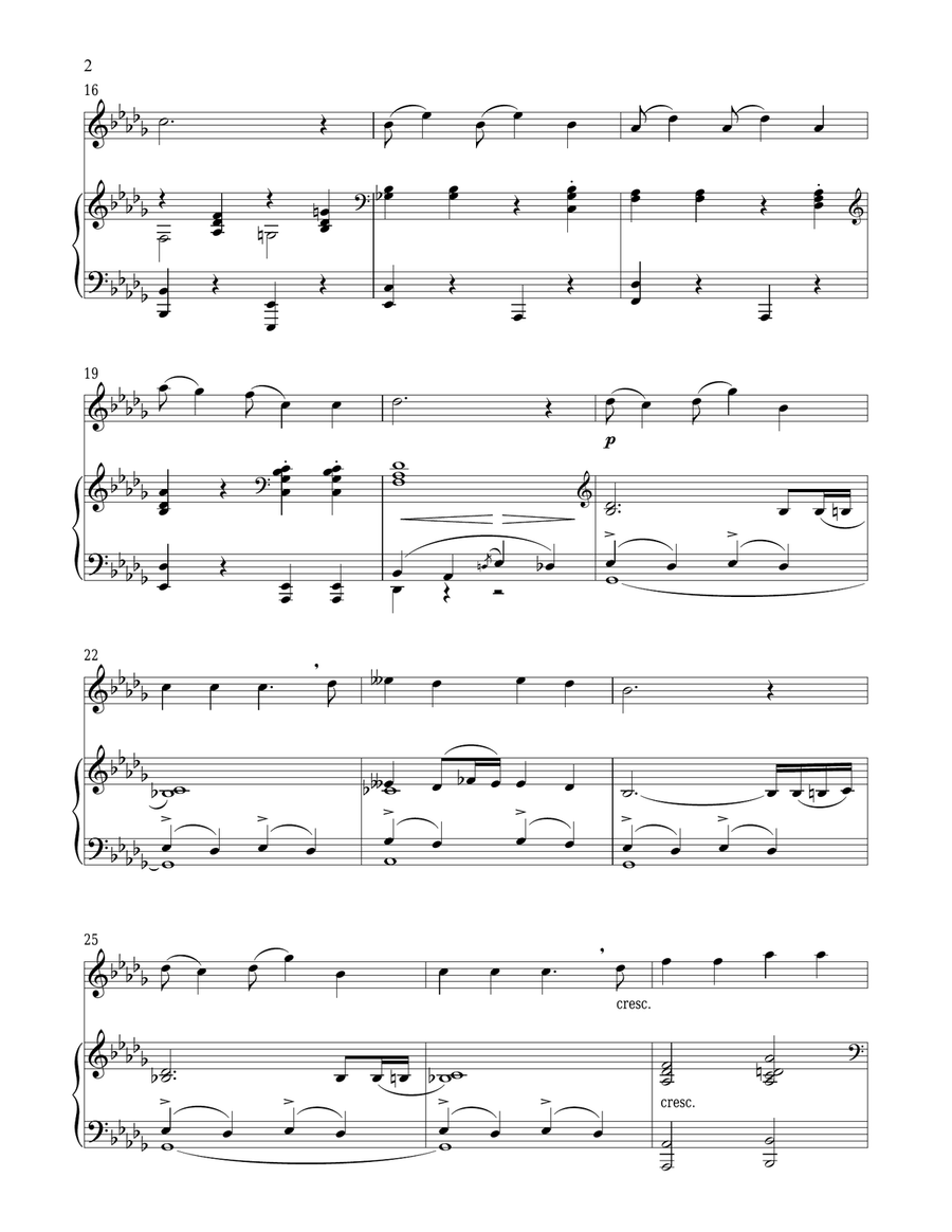Sixteen Going On Seventeen (from The Sound of Music) Flute Solo scores gallery preview page 2