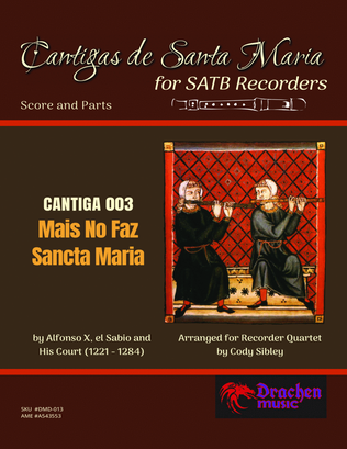 Book cover for Cantigas de Santa Maria 003 Mais No Faz Sancta Maria