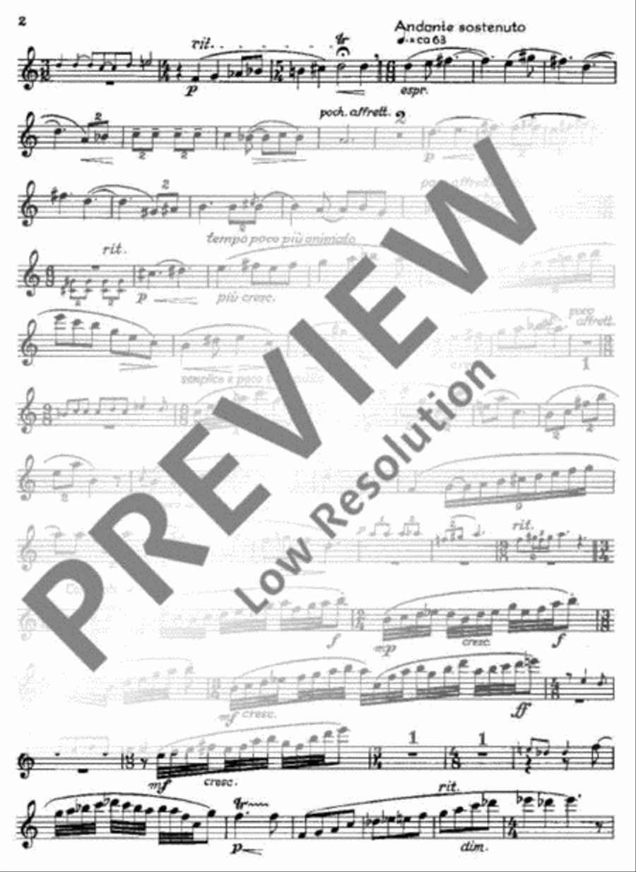 Aubade Flute scores gallery preview page 19