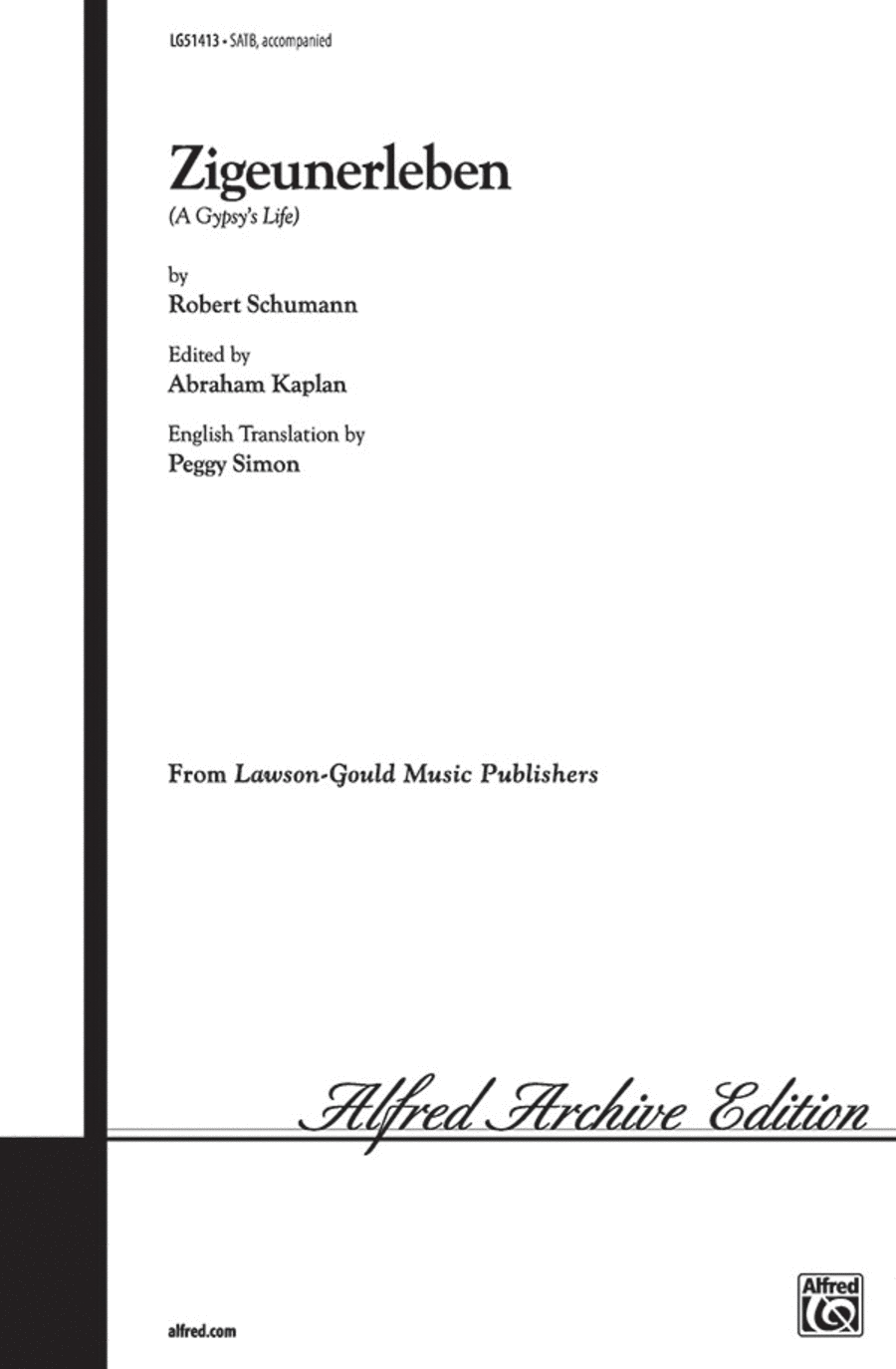 Zigeunerleben Choir scores gallery preview page 1