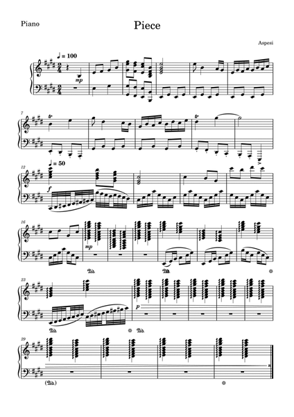 Piece for Piano image number null