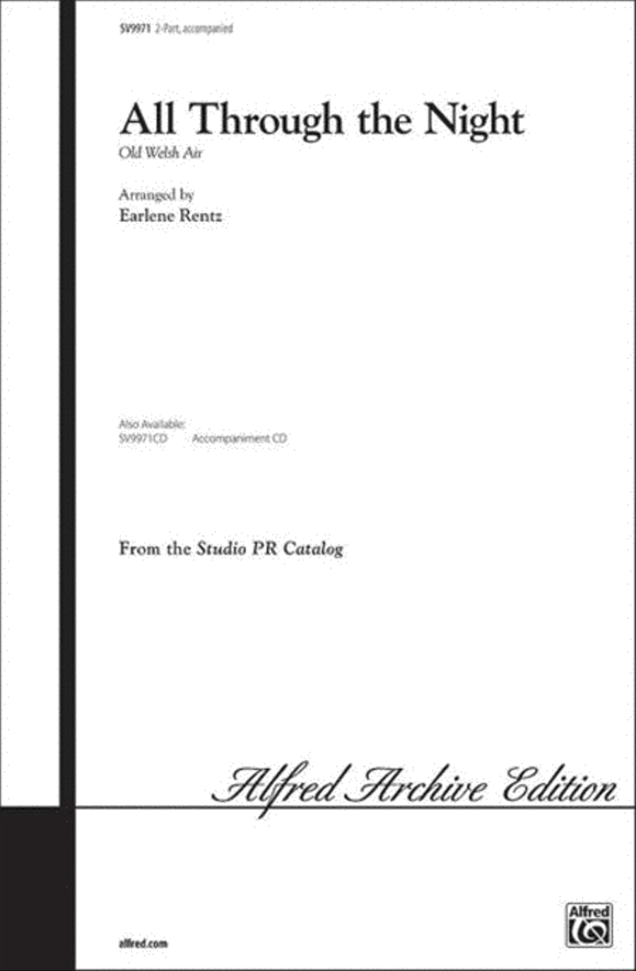 All Through the Night 2-Part scores gallery preview page 1