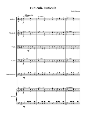 Funiculì, Funiculà - String Quintet & Piano