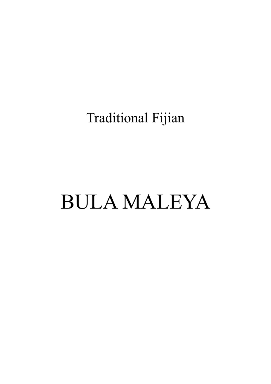 Bula Maleya / Vocal Voice Solo scores gallery preview page 1