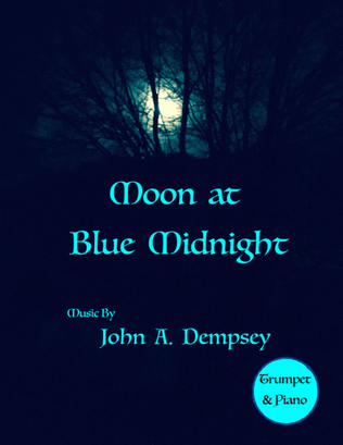 Book cover for Moon at Blue Midnight (Trumpet and Piano)