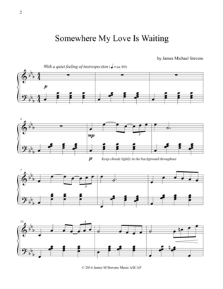 Book cover for Somewhere My Love Is Waiting