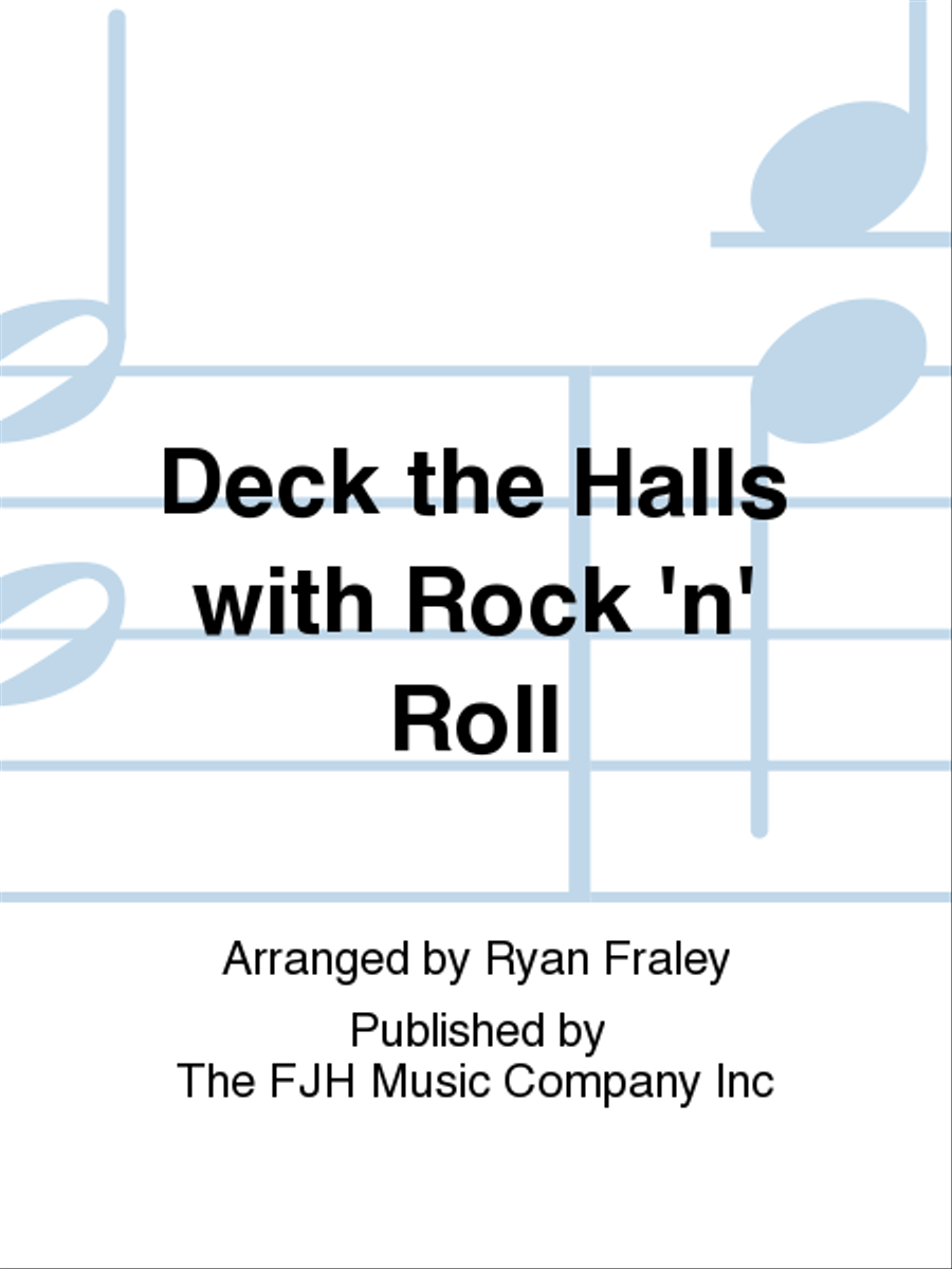 Deck the Halls with Rock 'n' Roll Concert Band scores gallery preview page 1