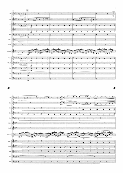 A. Messager "Solo de Concours" Score and Parts. image number null