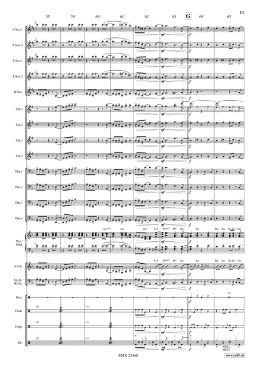 Starsky & Hutch Big Band scores gallery preview page 11