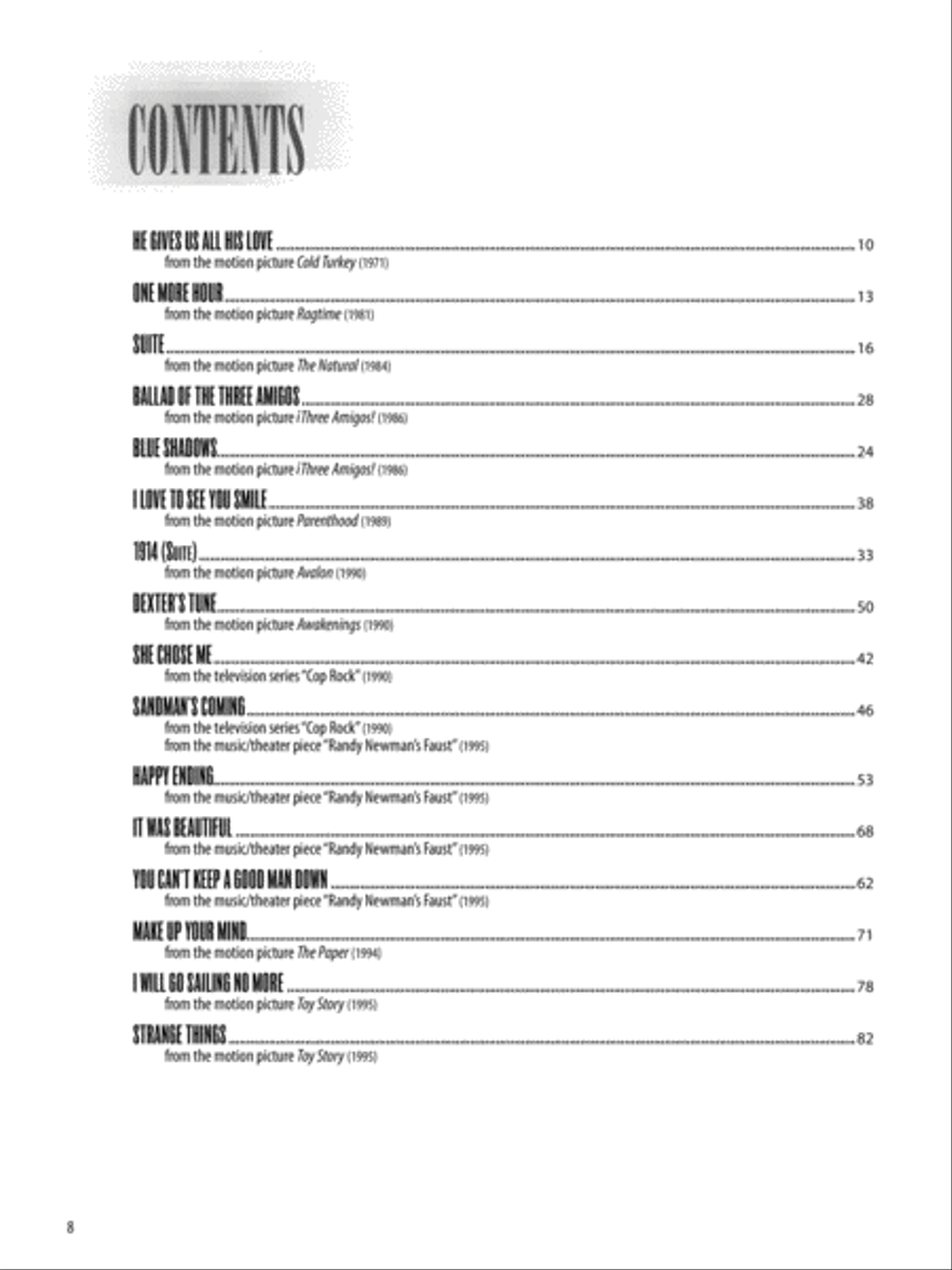 Randy Newman -- Anthology, Volume 2 Piano, Vocal, Guitar scores gallery preview page 2