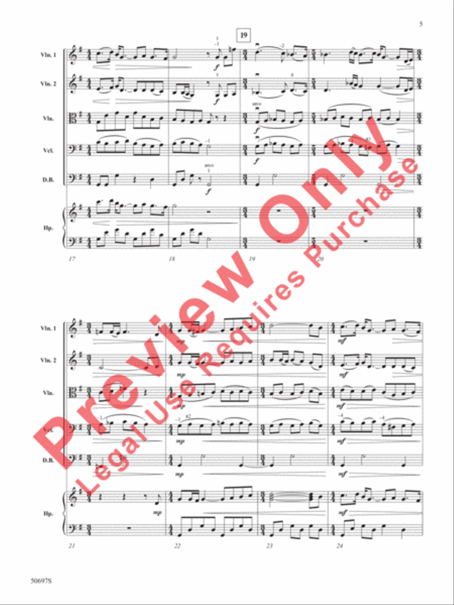 The Wexford Carol String Orchestra scores gallery preview page 6