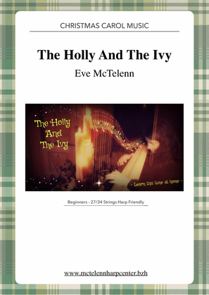 The Holly & The Ivy - beginner to intermediate & 27 String Harp | McTelenn Harp Center