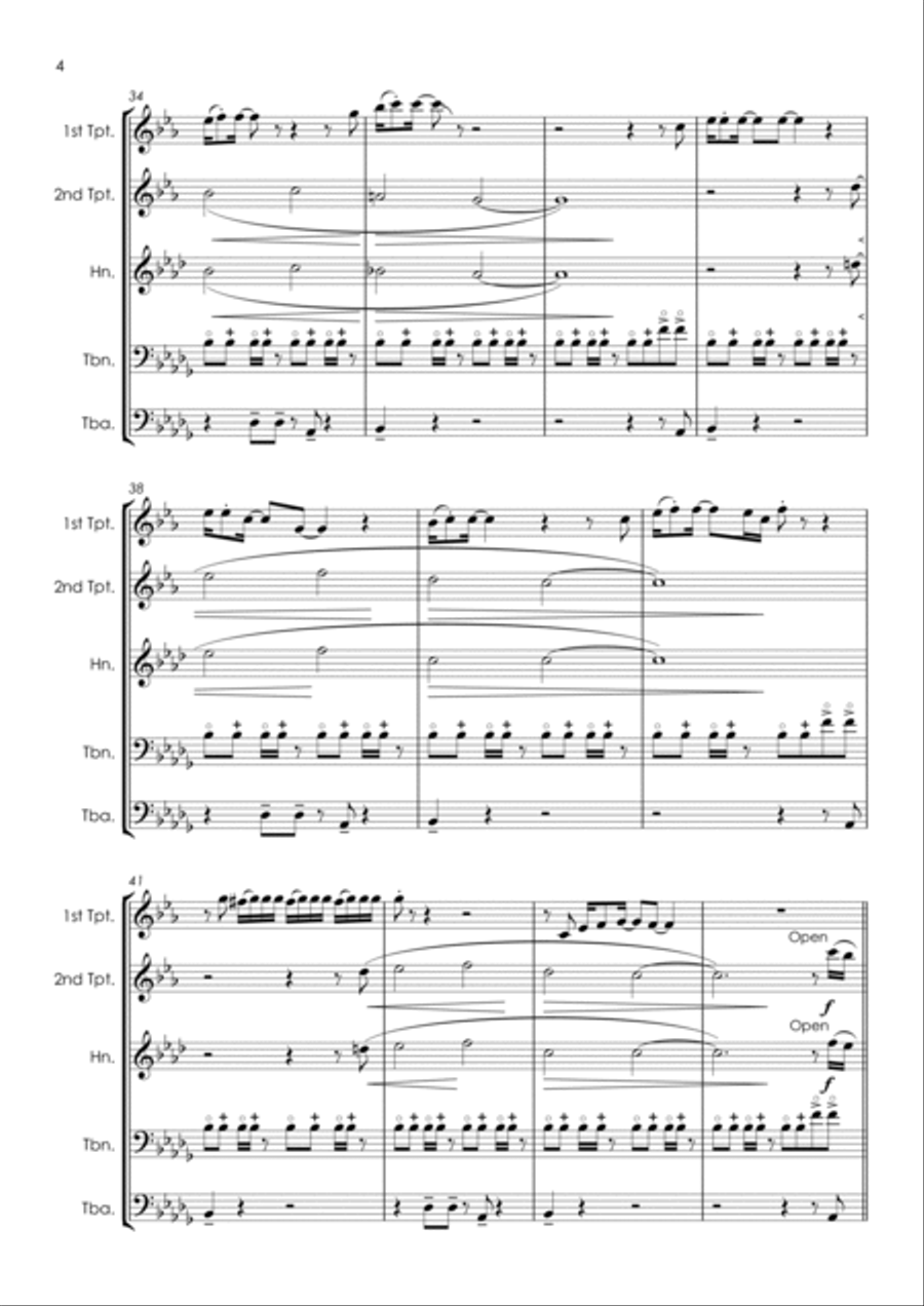 Papa Was A Rollin' Stone Papa Was A Rollin' Stone Horn scores gallery preview page 6