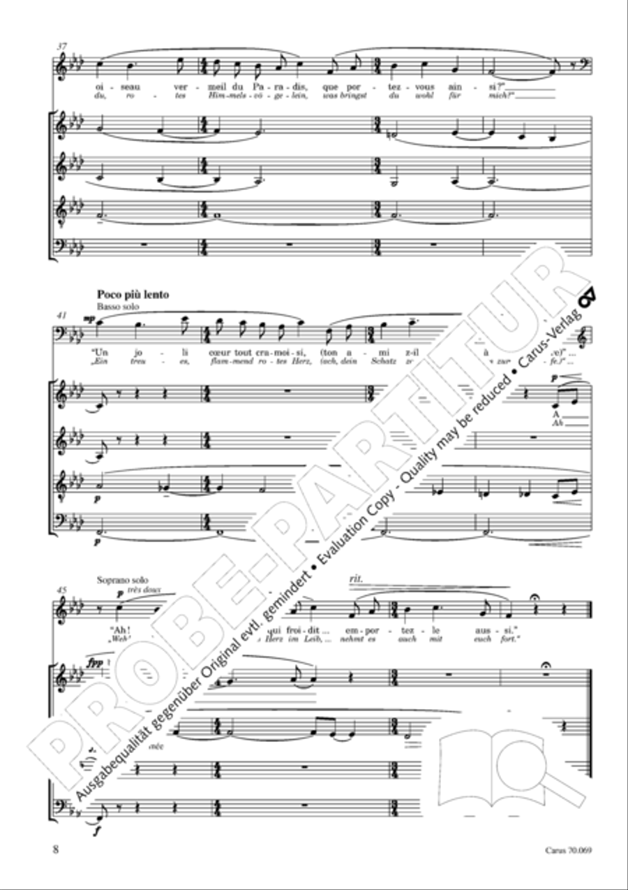 Ravel: Trois chansons Ravel: Trois chansons Choir scores gallery preview page 9