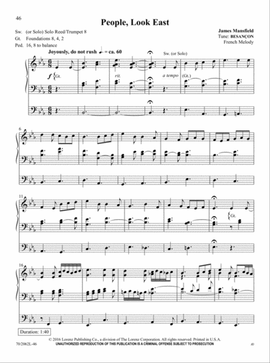 The Sacred Organ Library, Vol. 2 Organ Solo scores gallery preview page 27