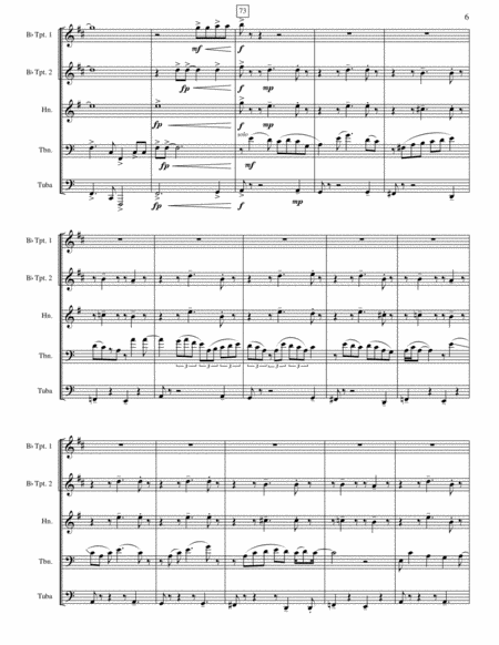 25 Or 6 To 4 by Chicago Brass Ensemble - Digital Sheet Music