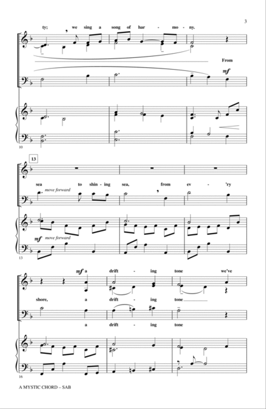 A Mystic Chord 3-Part scores gallery preview page 2