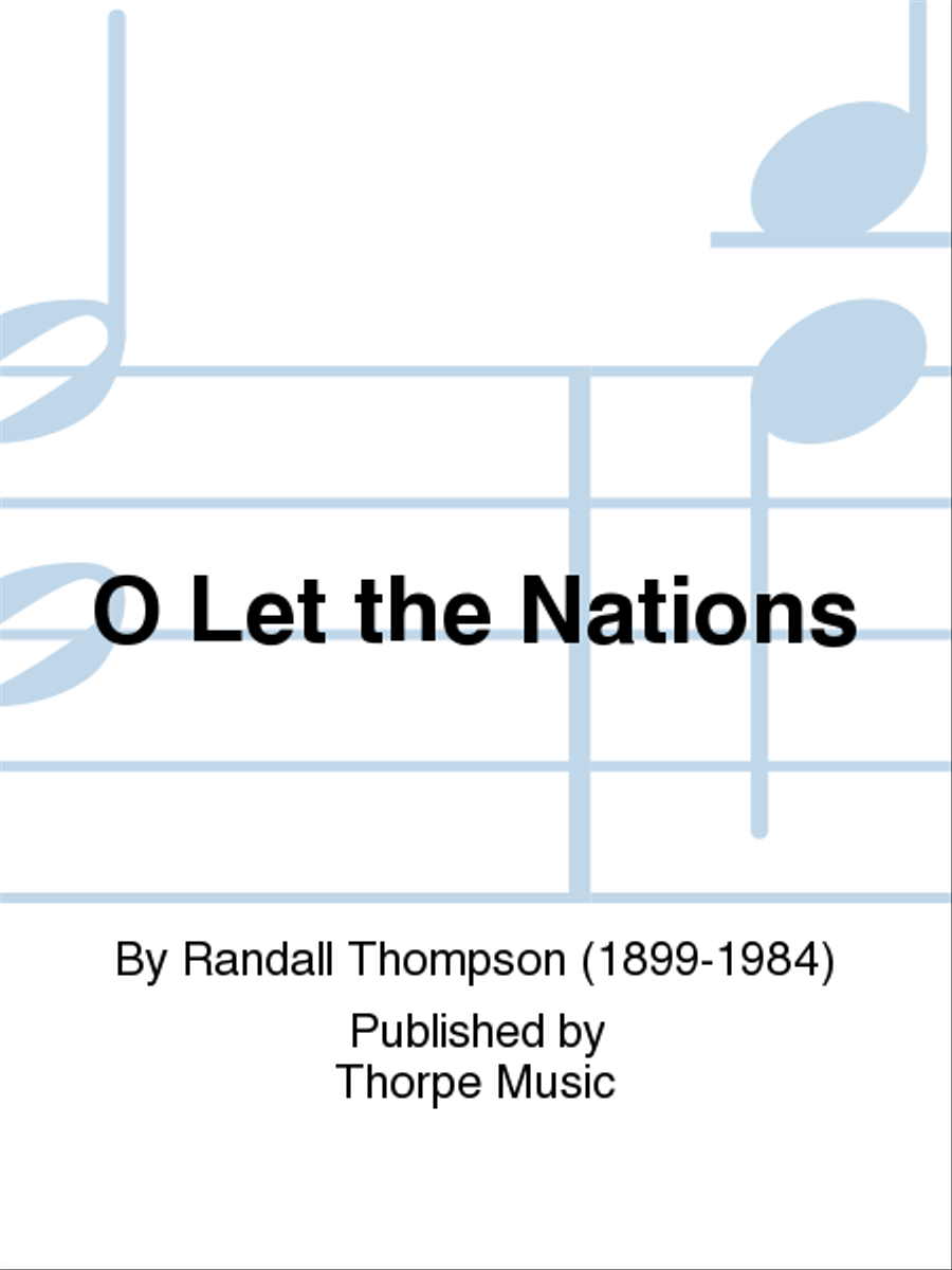 O Let The Nations O Let The Nations Cello scores gallery preview page 1