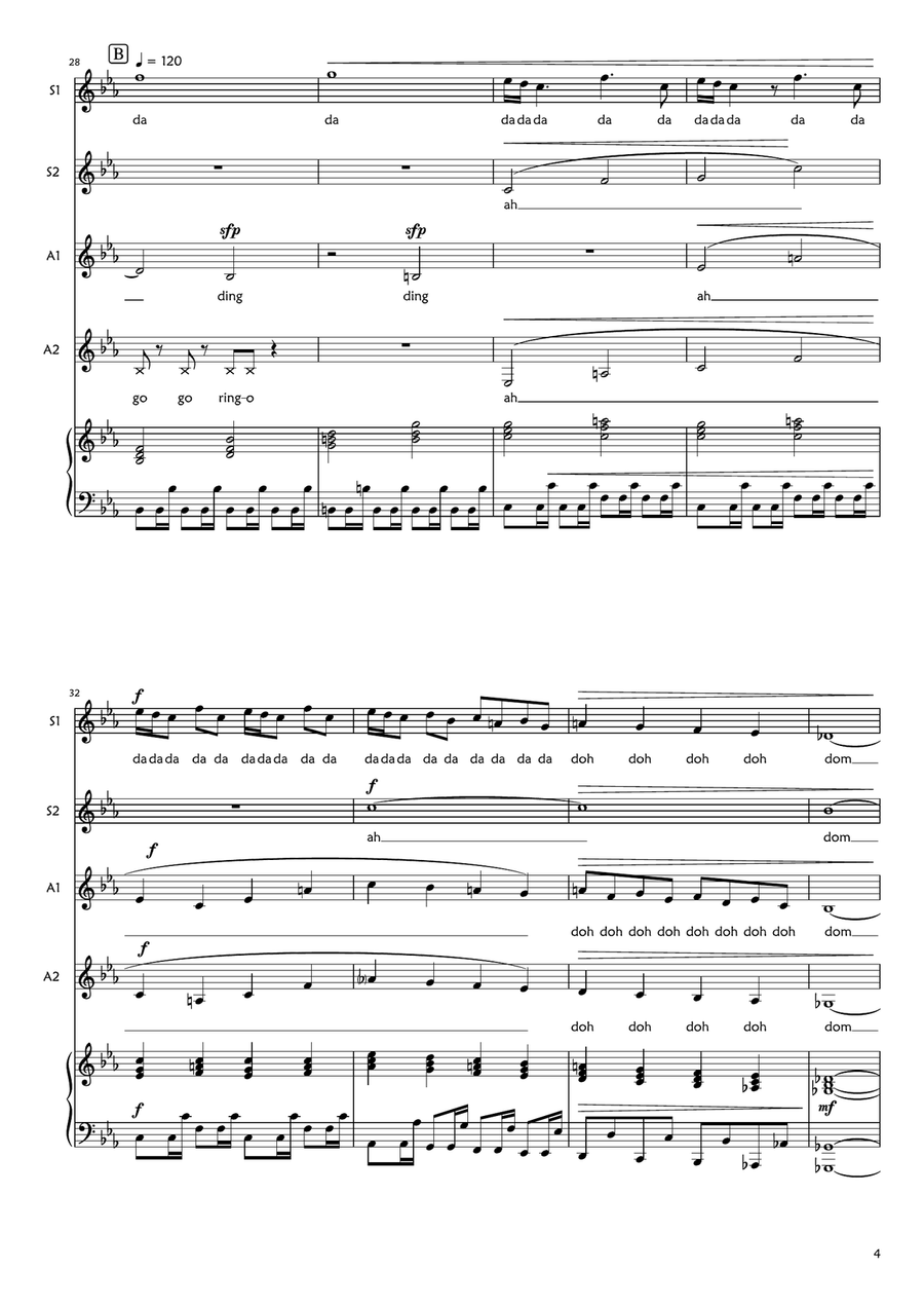 The Good, The Bad And The Ugly (Main Title) SSAA scores gallery preview page 4
