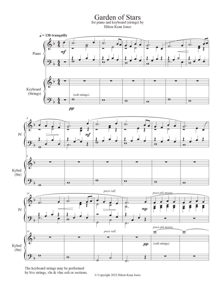 Garden of Stars Set of Parts scores gallery preview page 1
