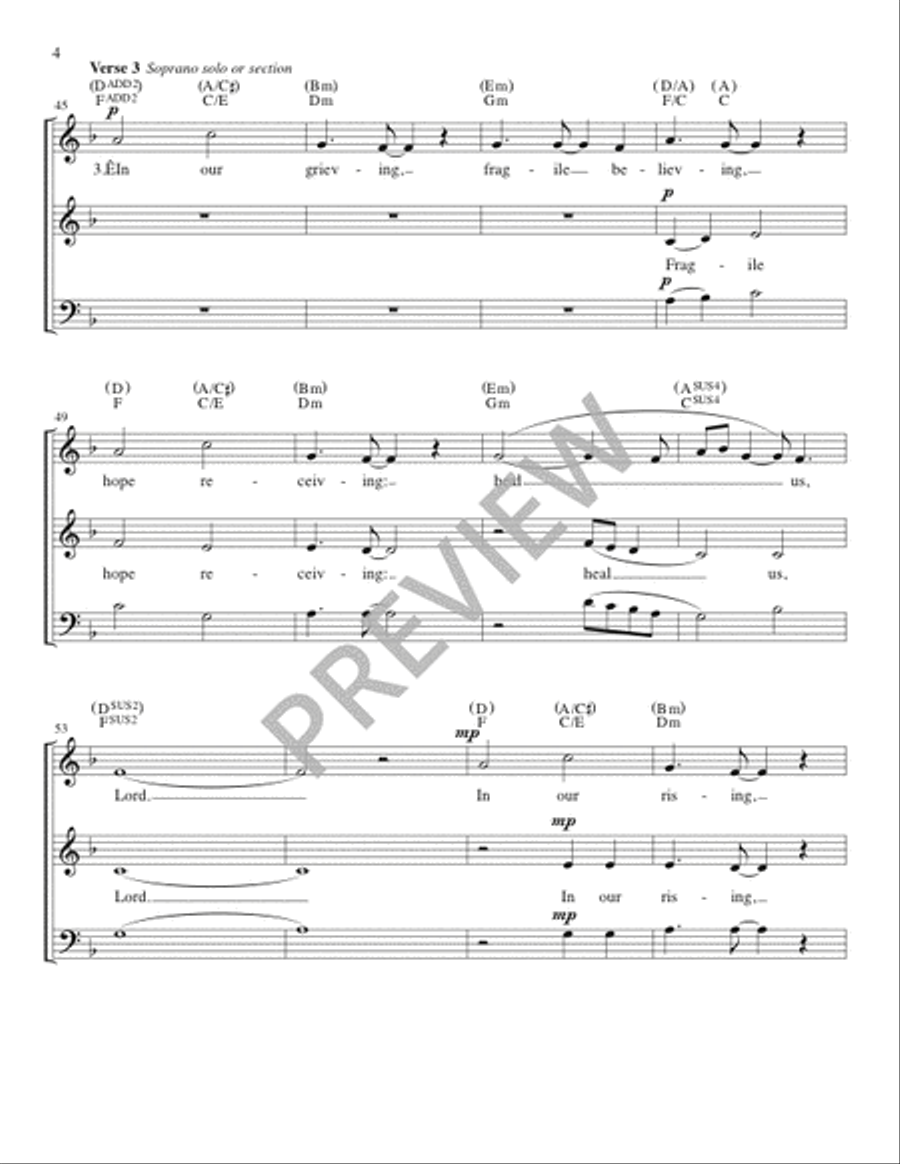 Heal Us, Lord - Guitar edition Guitar scores gallery preview page 4
