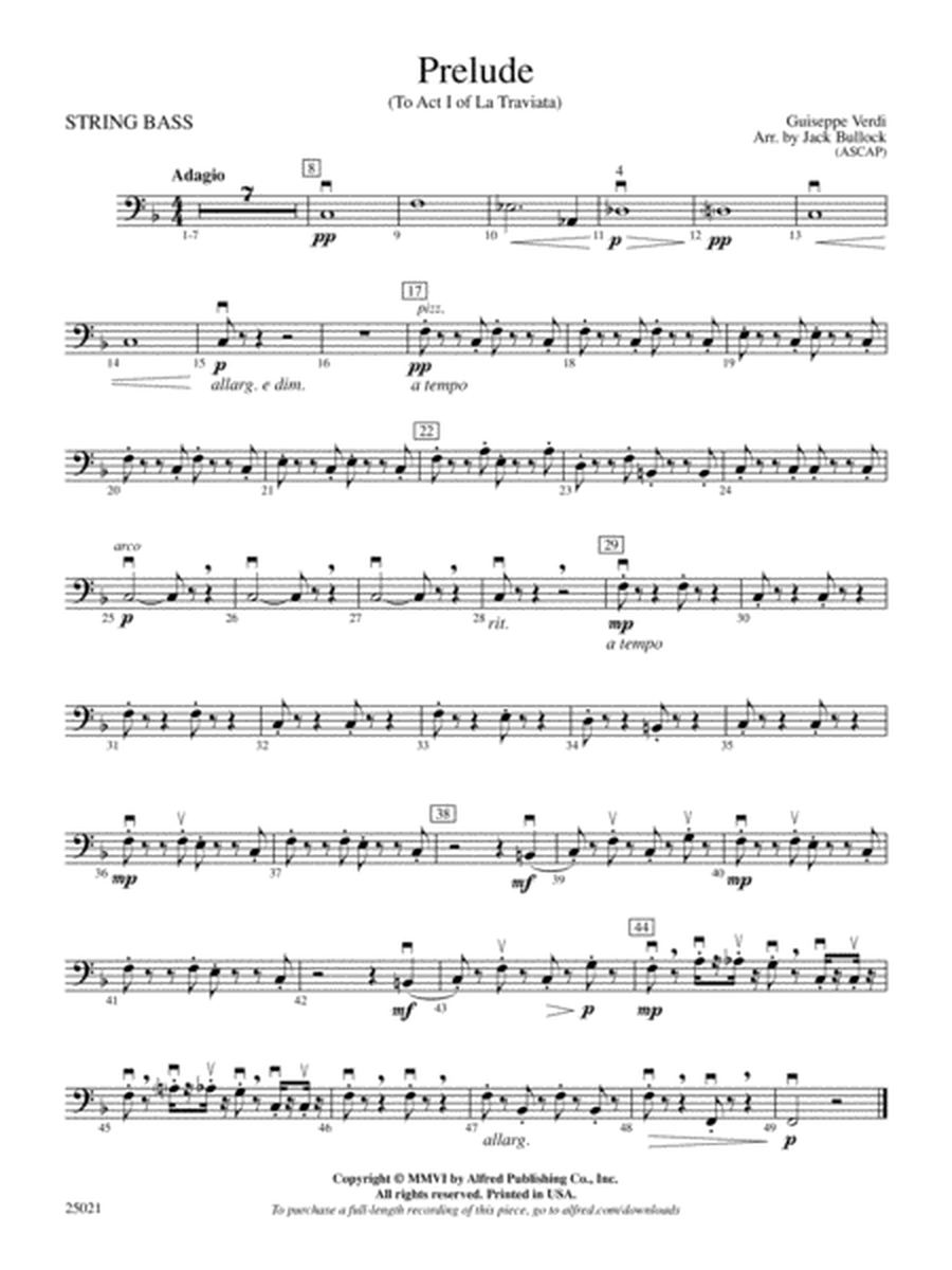Prelude: String Bass