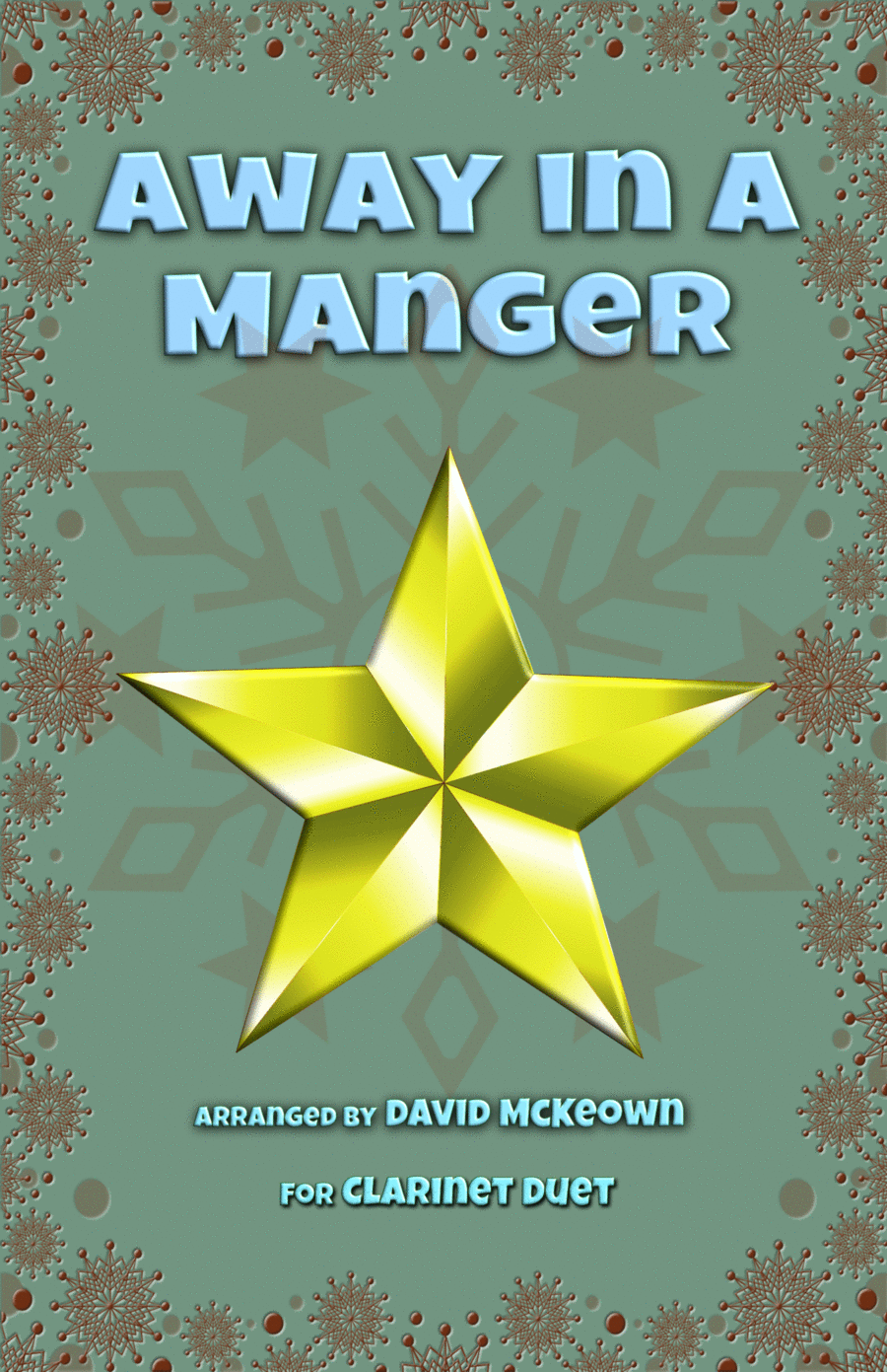 Away in a Manger, Jazz Style, for Clarinet Duet Clarinet Duet scores gallery preview page 1