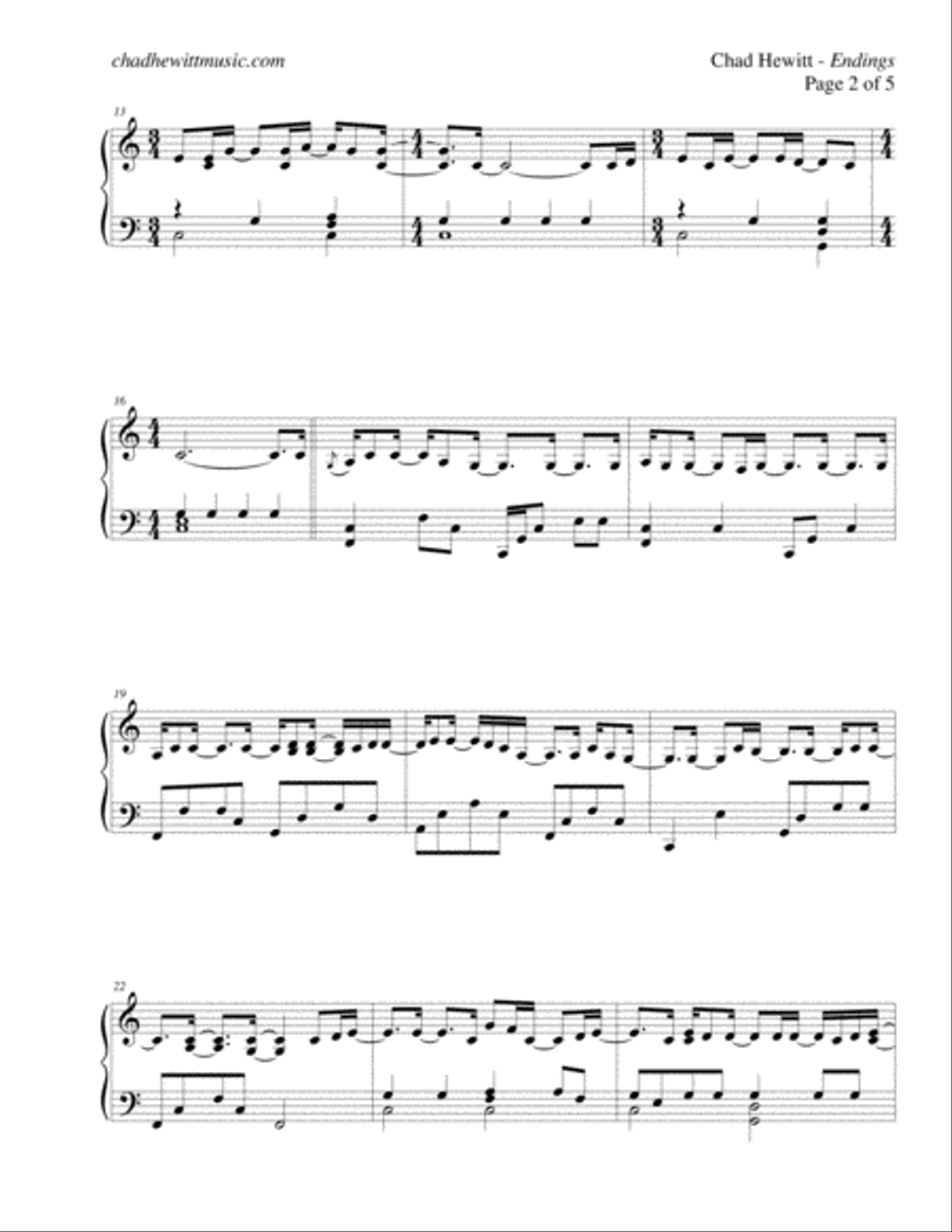 Endings Piano Method scores gallery preview page 2