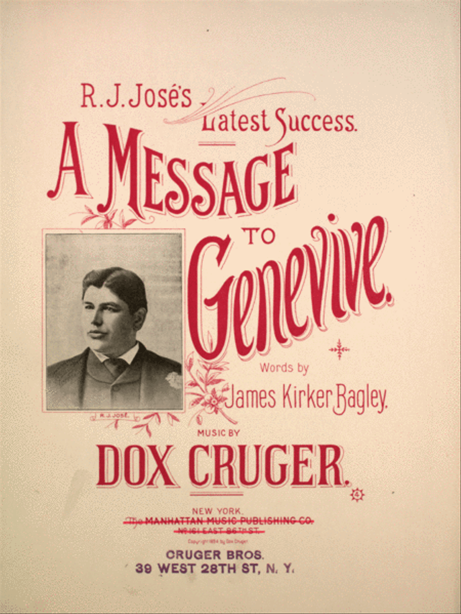 A Message to Genevive Voice scores gallery preview page 1