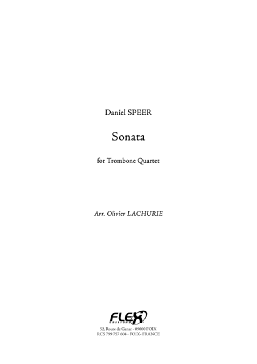 Sonata Trombone scores gallery preview page 1