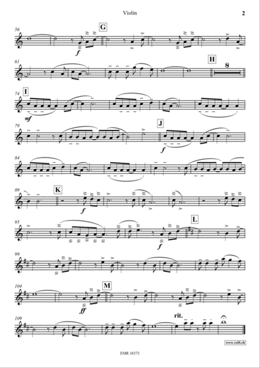 Allumer Le Feu Allumer Le Feu Violin Solo scores gallery preview page 3
