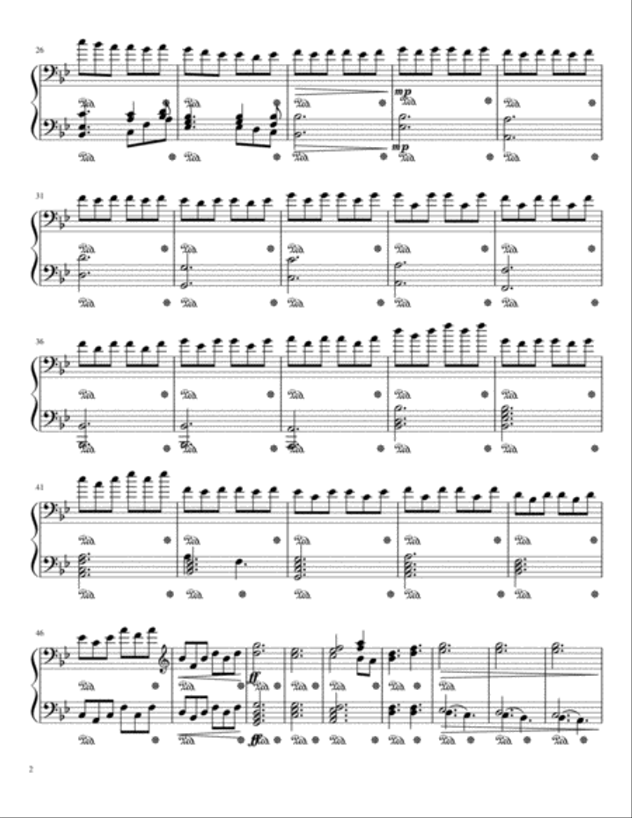 Tod Fur Alle (Death for All) Piano Solo scores gallery preview page 2