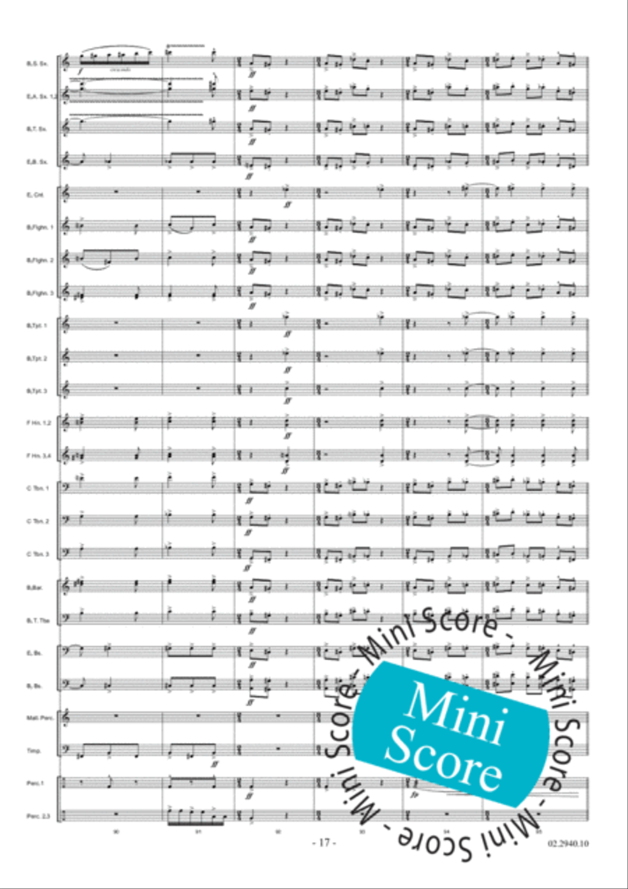 Aurora Fanfare Band scores gallery preview page 23