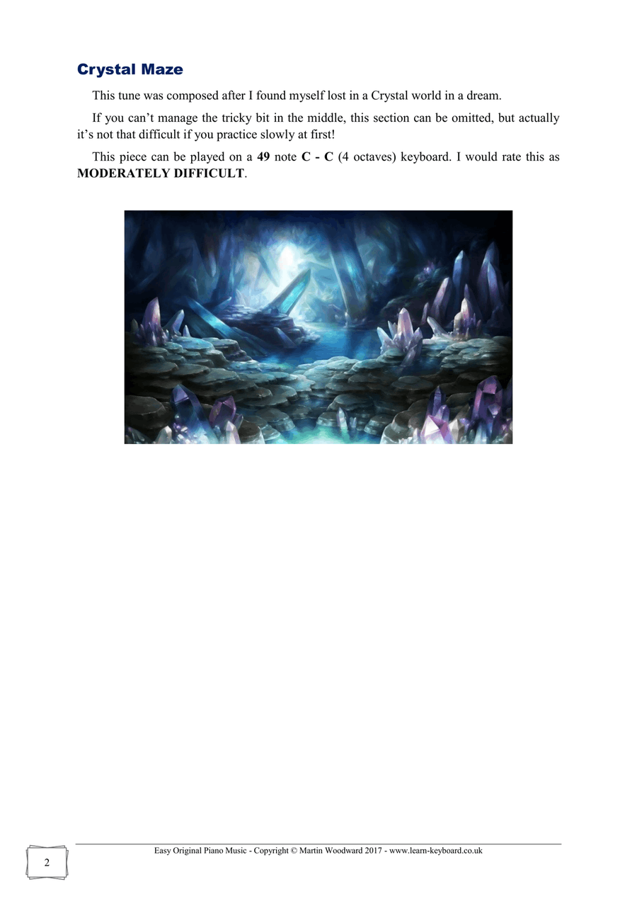Crystal Maze Crystal Maze Piano Method scores gallery preview page 2
