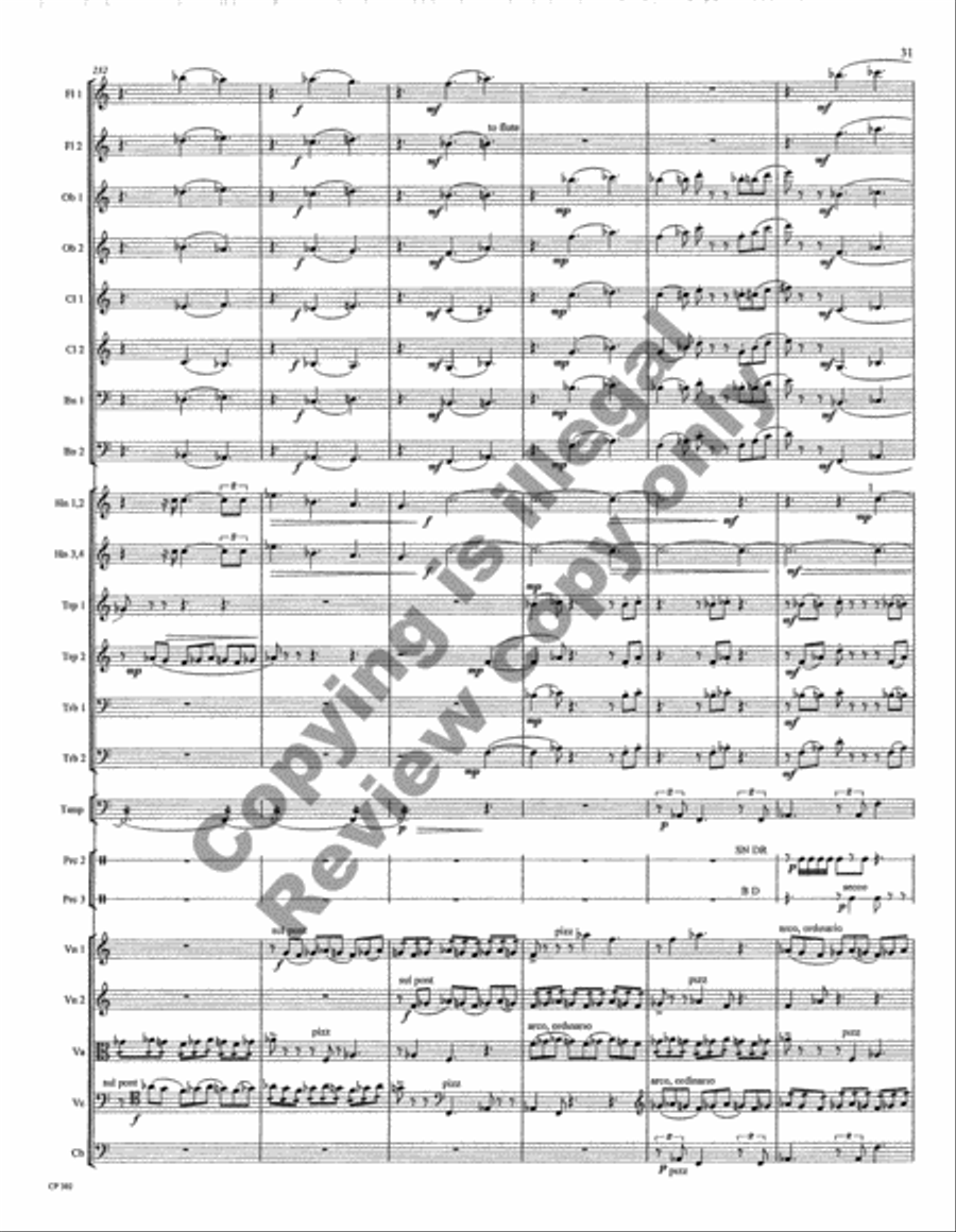 Symphony No. 1 Full Orchestra scores gallery preview page 135