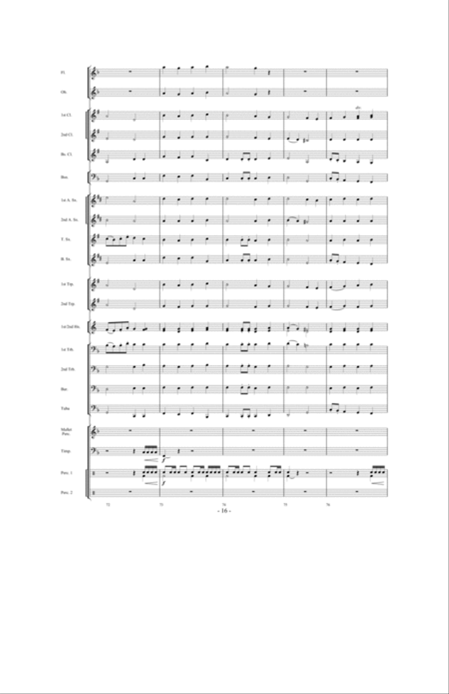The Gift of Christmas The Gift of Christmas Concert Band scores gallery preview page 15